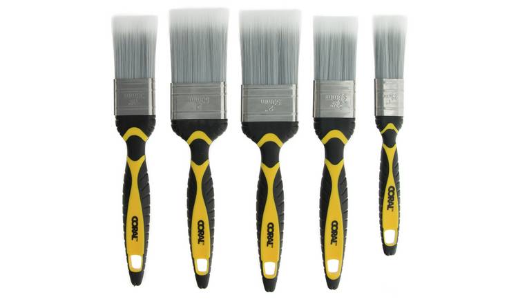 Coral Shurglide paint brush set of 5 - British product