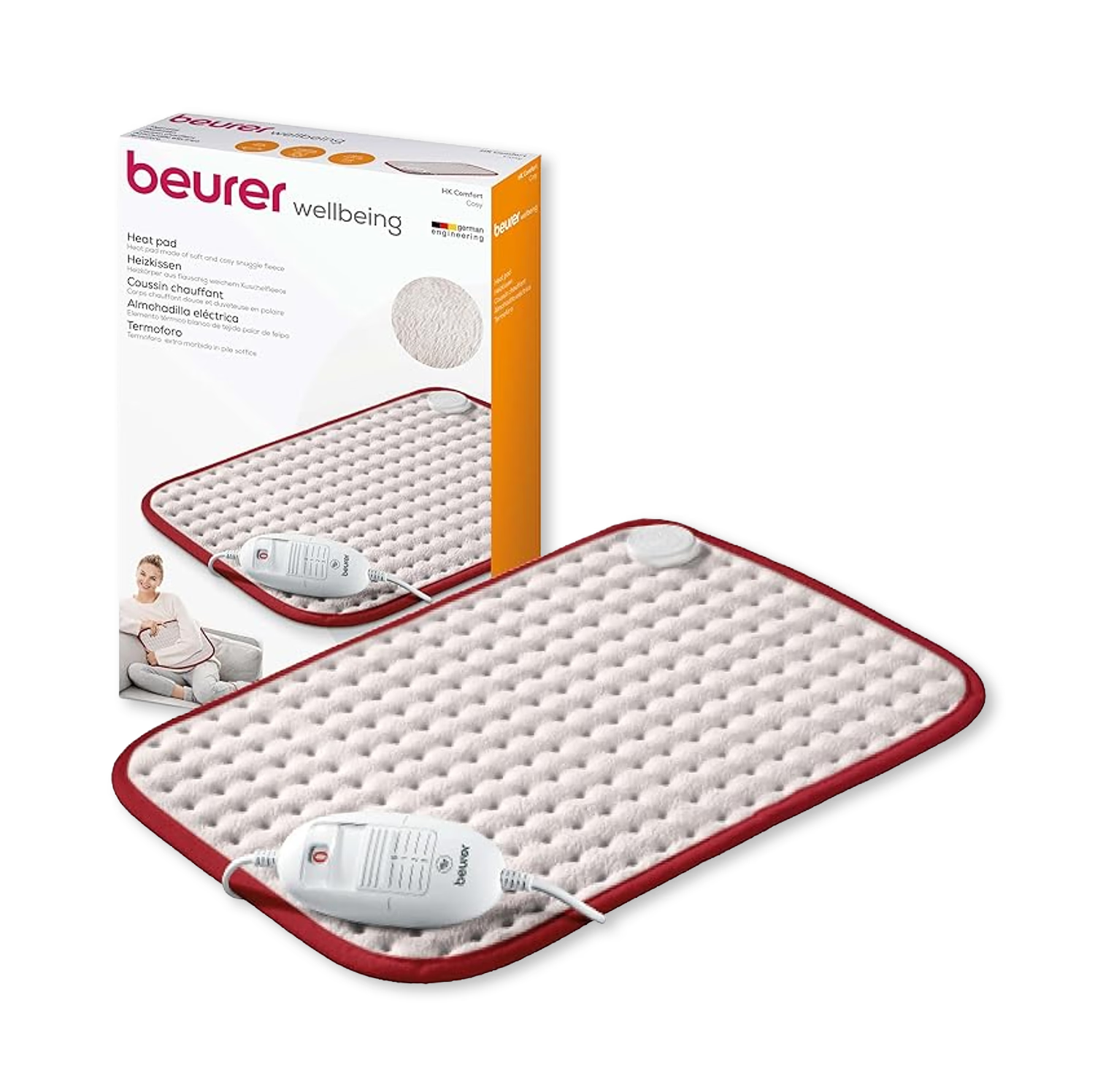 Beurer Comfort Heat Pad beige - British product