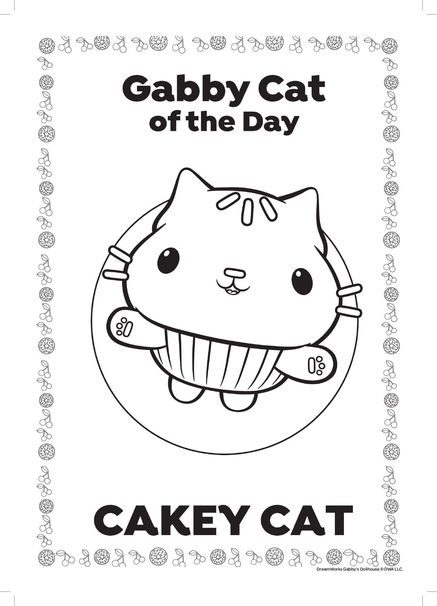 Gabby's Dollhouse jumbo colouring book 160 pages (British brand)