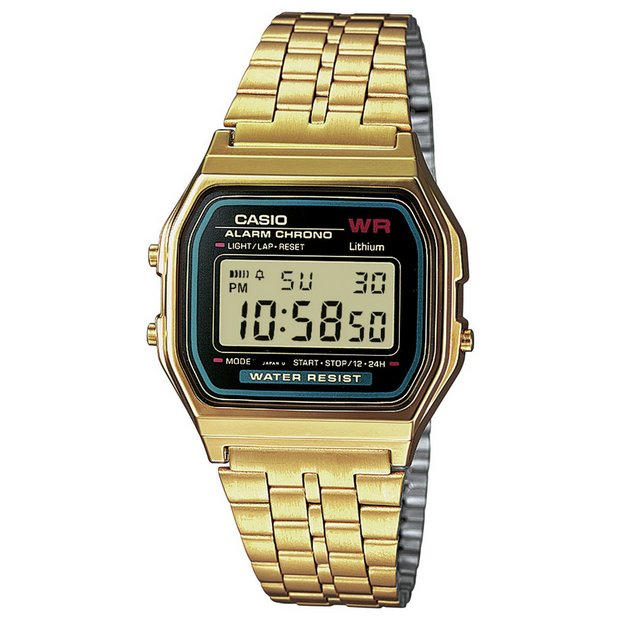 Casio gold stainless steel bracelet watch, imported from the UK