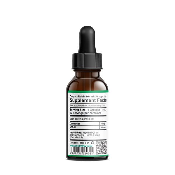 CBDfx CBD Oil Drops Natural Flavour - 1500mg CBD GOODS Superdrug   