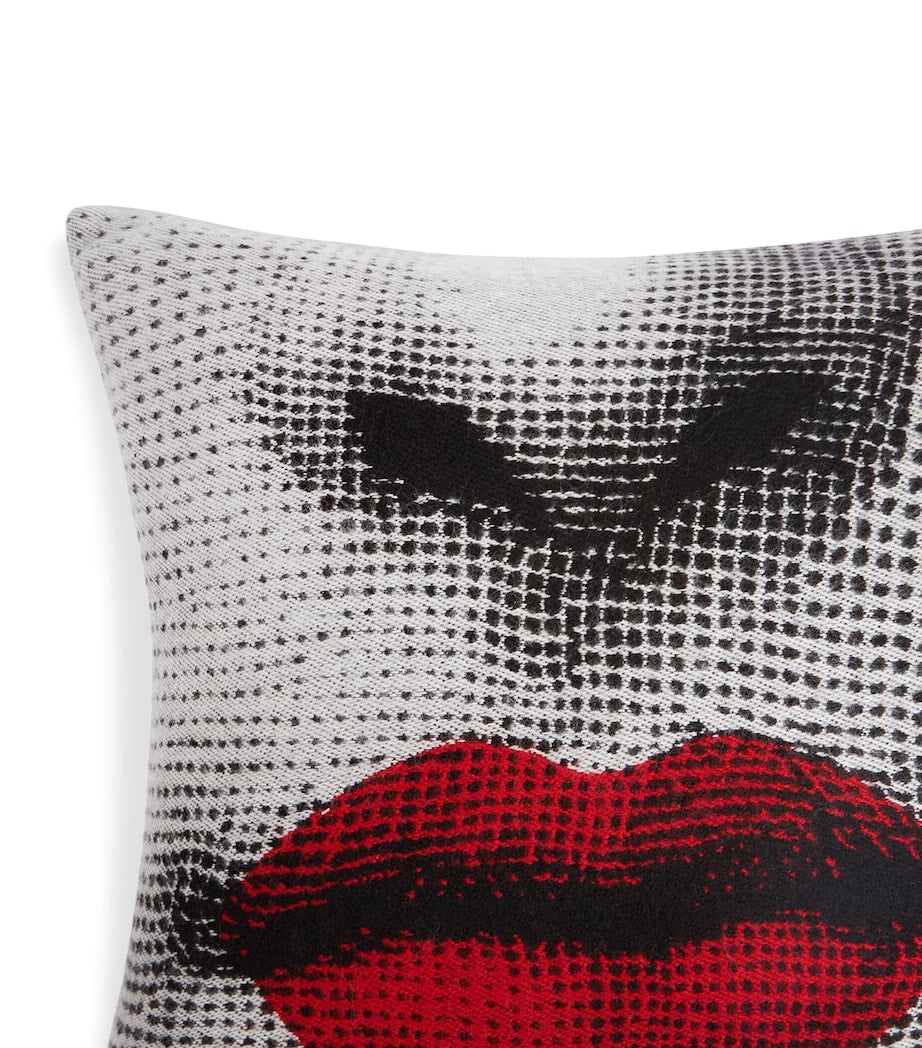 Fornasetti Kiss cushion 50cm x 50cm - British product