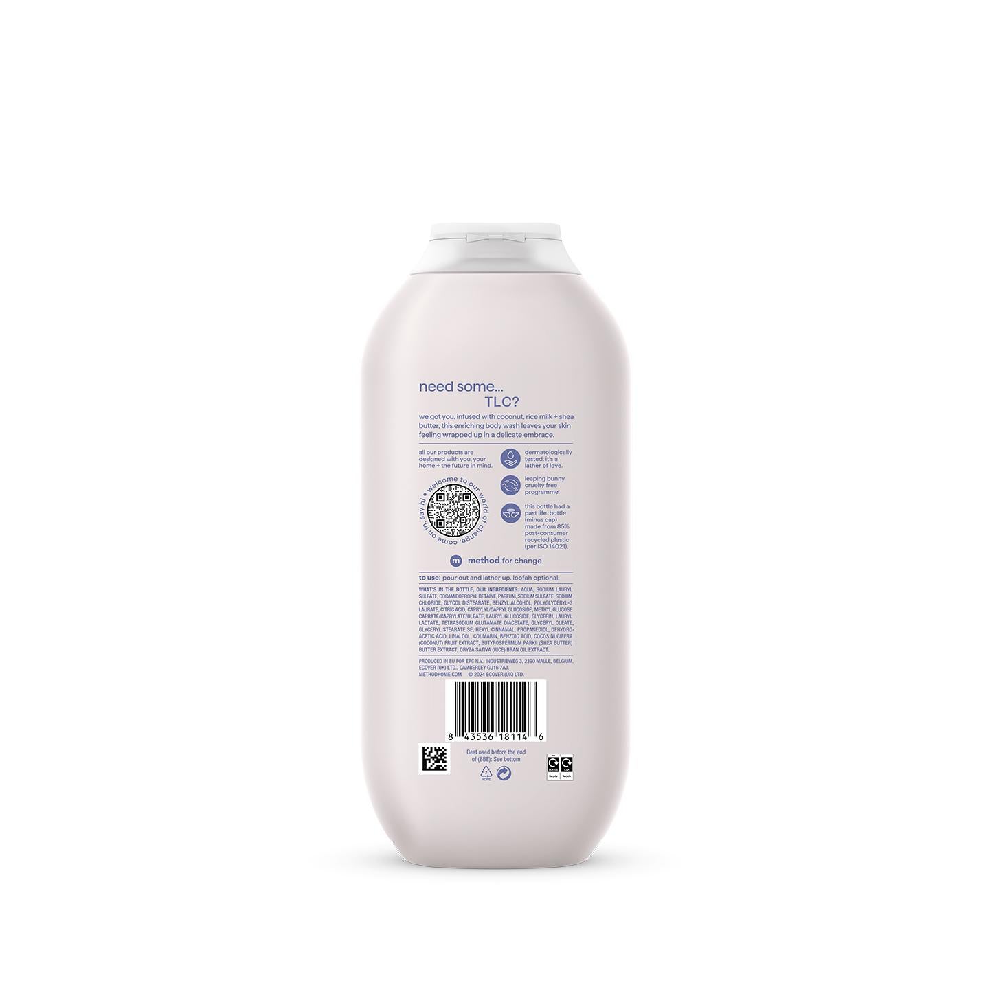 Method Simply Nourish body wash 532ml (British brand)