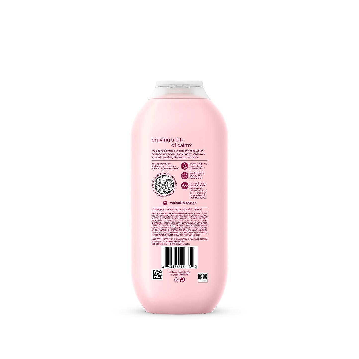 Method Pure Peace body wash 532ml (British brand)