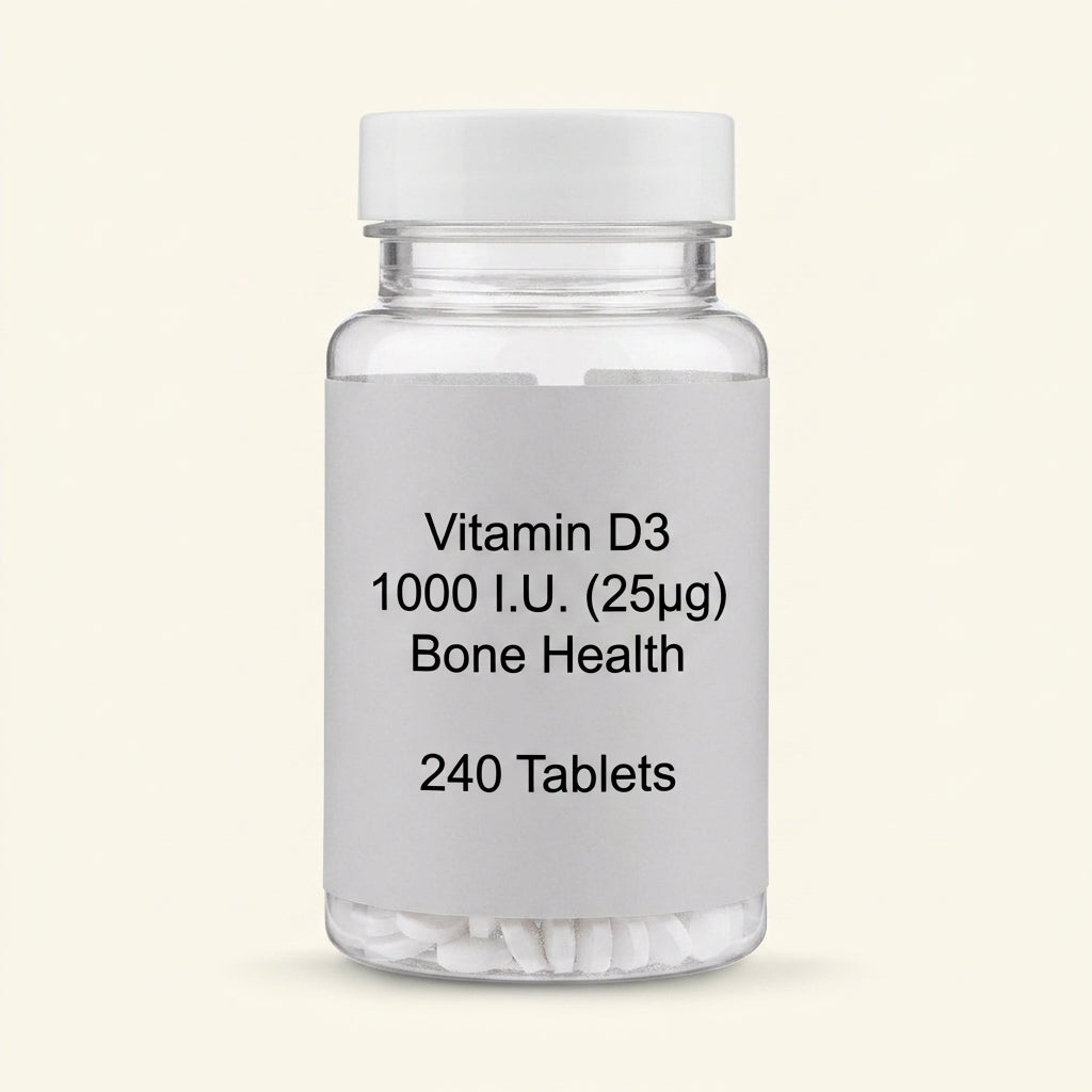 Holland & Barrett Vitamin D3 1000IU 240 Tablets, UK version