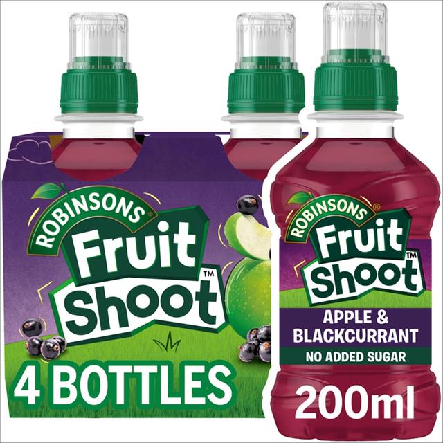 Fruit Shoot Apple & Blackcurrant No Added Sugar   4 x 200ml