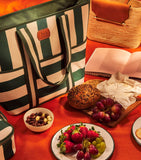 Harrods striped cooler tote bag, UK version