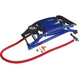 Simple Value double barrel foot pump - British product