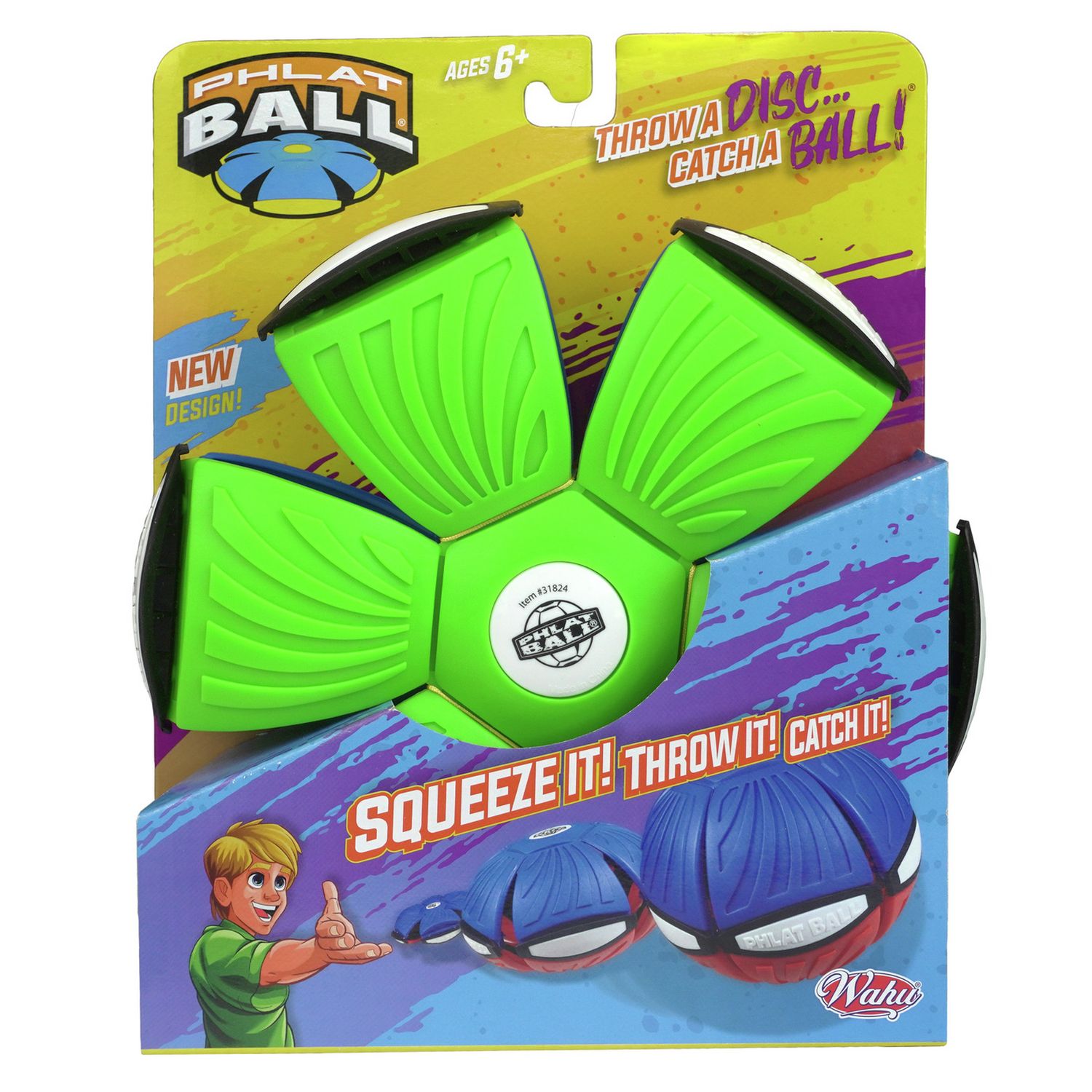 Phlat Ball flying disc toy, transforms mid-air - British product