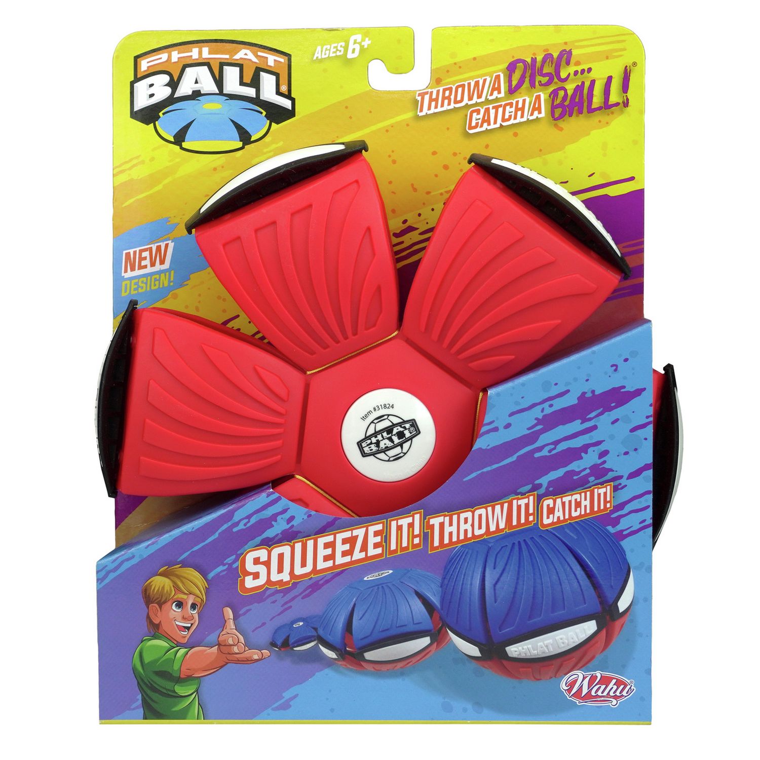 Phlat Ball flying disc toy, transforms mid-air - British product