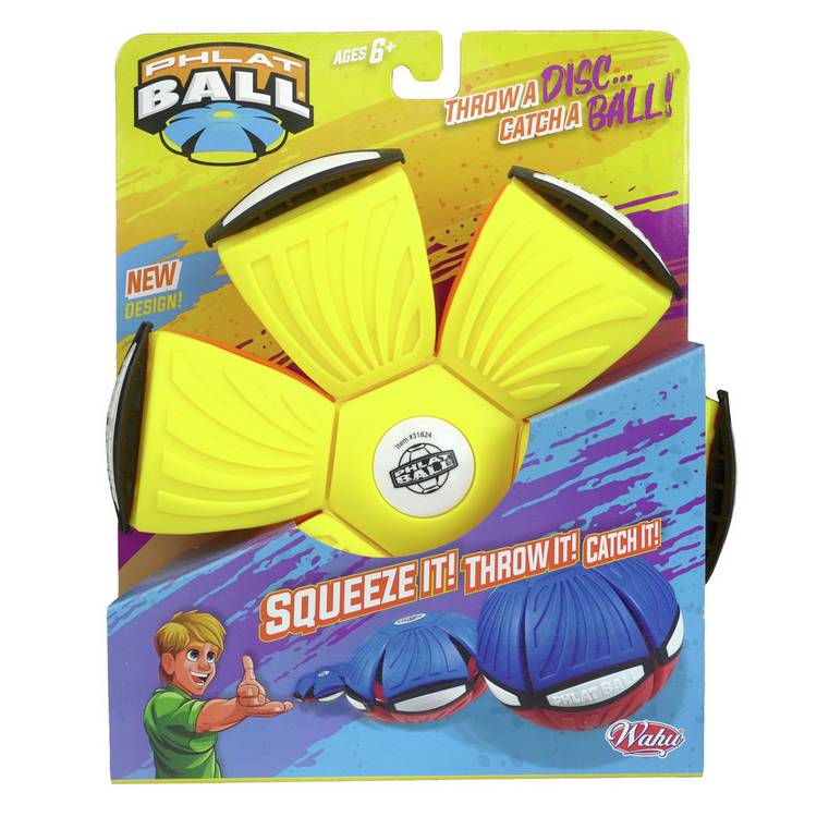 Phlat Ball flying disc toy, transforms mid-air - British product