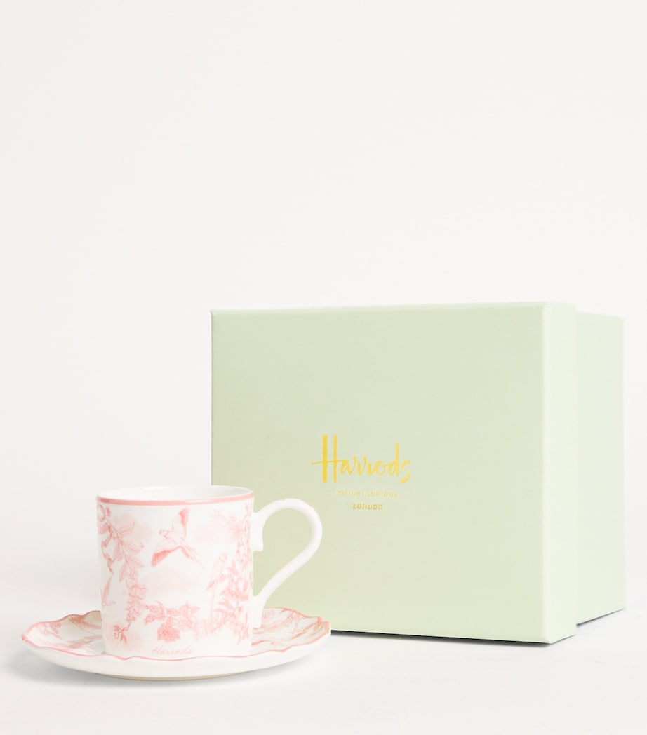 Harrods Toile espresso cup and saucer, UK version