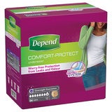 Depend women's incontinence underwear large 54 pack - British product