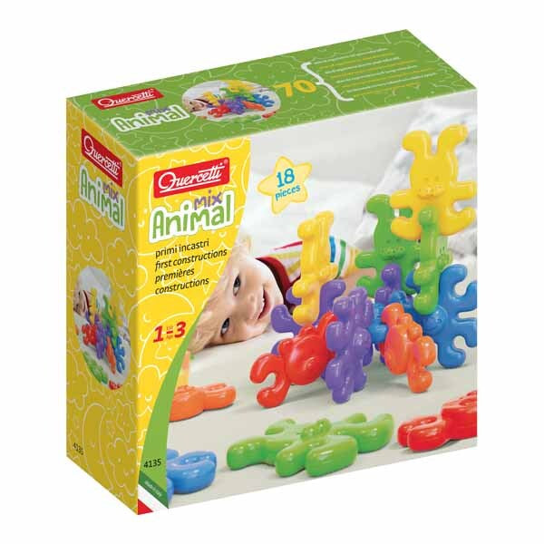 Quercetti Animal Links interlocking toy set - British product