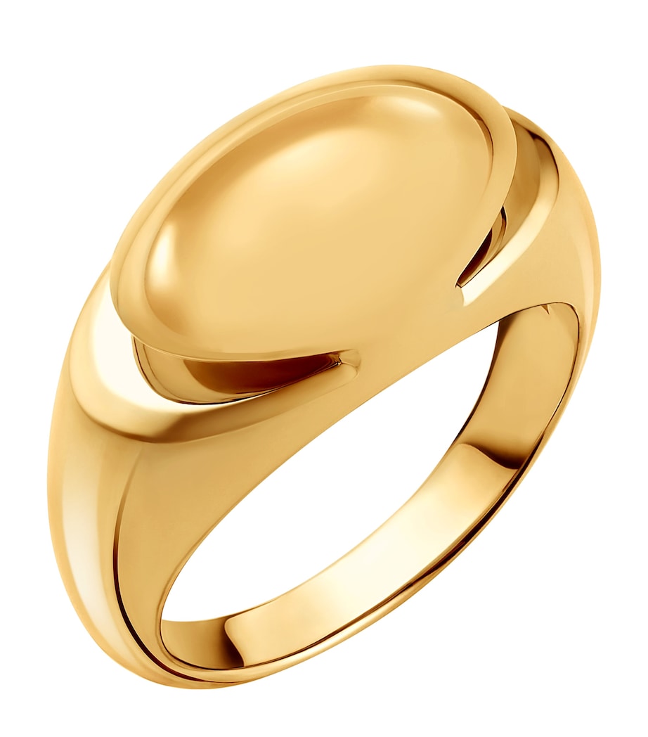 Bvlgari Yellow Gold Cabochon Ring, UK version