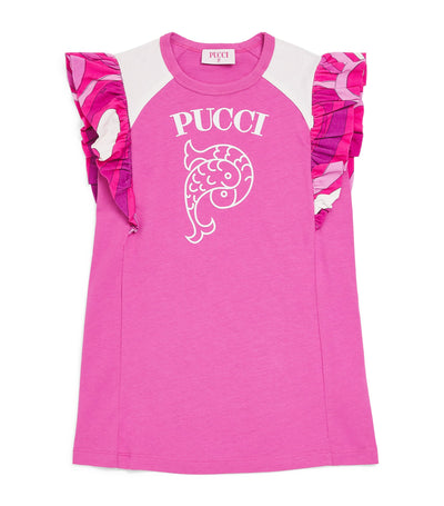 T-shirt logo en coton PUCCI Junior pour enfants Harrods (4-14 ans) - Acheter en ligne sur McGrocer