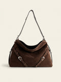 Givenchy Voyou medium suede shoulder bag with calf leather - British product