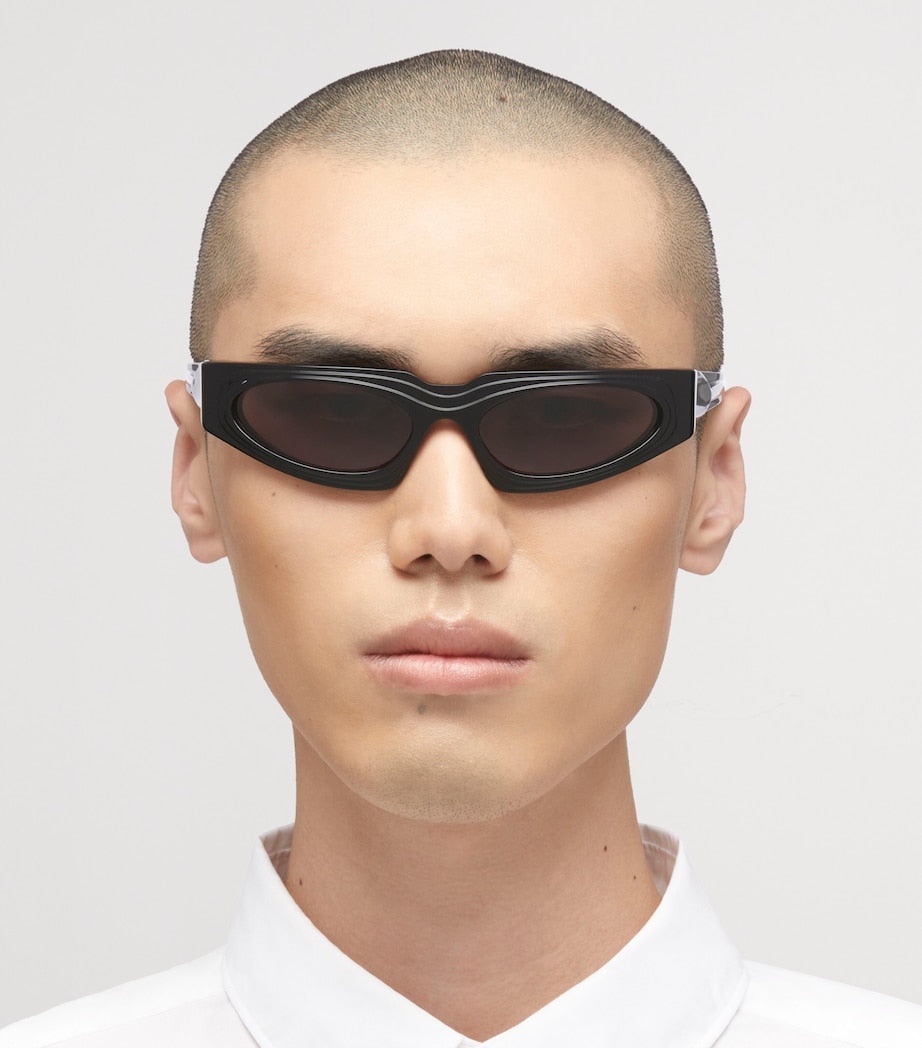 Kuboraum Mask E21 Acetat-Sonnenbrille, importiert aus Großbritannien