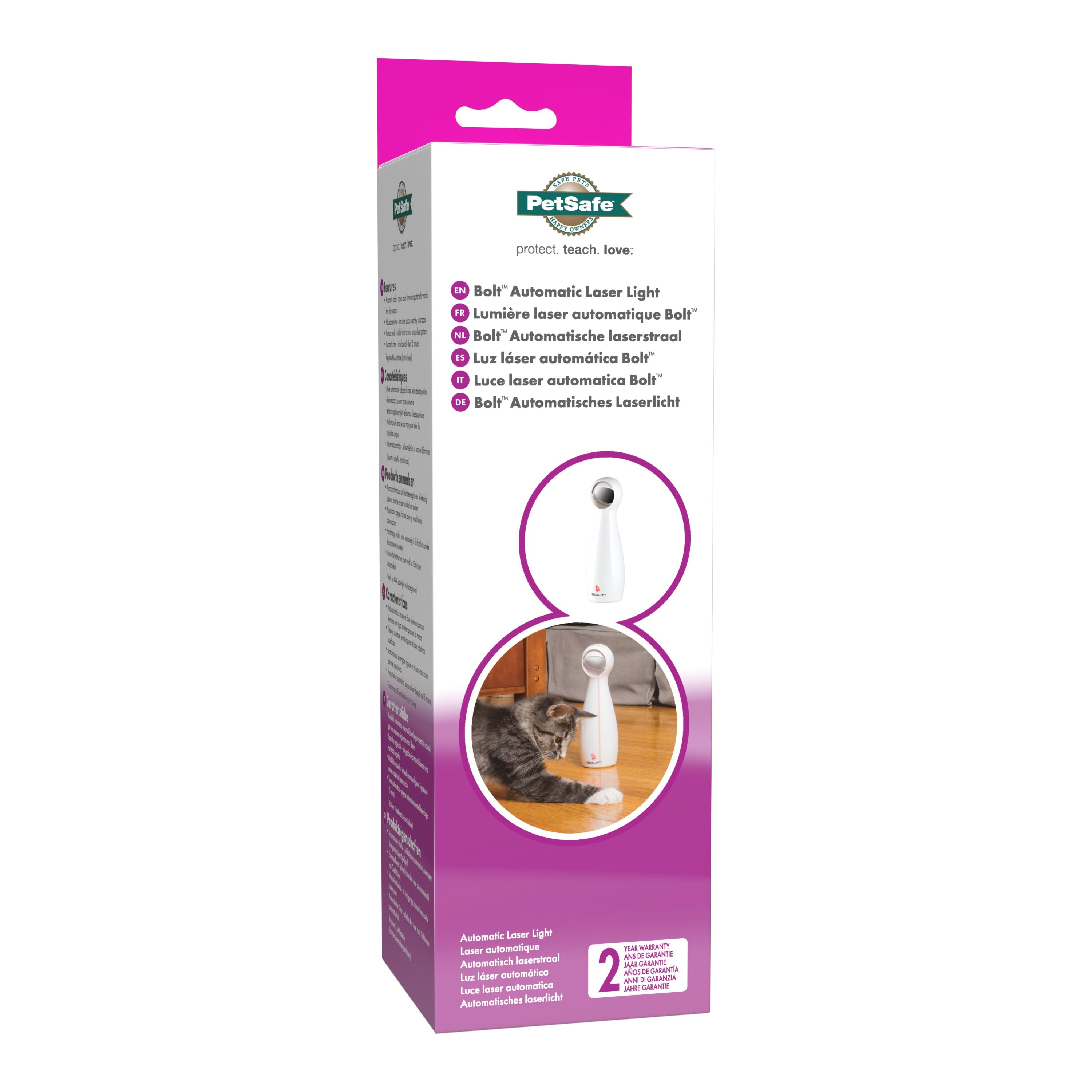 PetSafe FroliCat BOLT automatic laser cat toy, imported from the UK