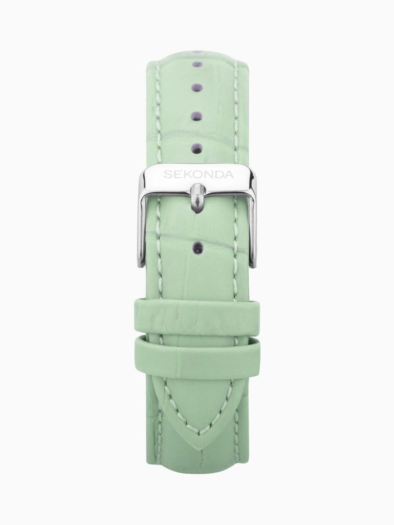 Sekonda Green Taylor Leather Strap Watch