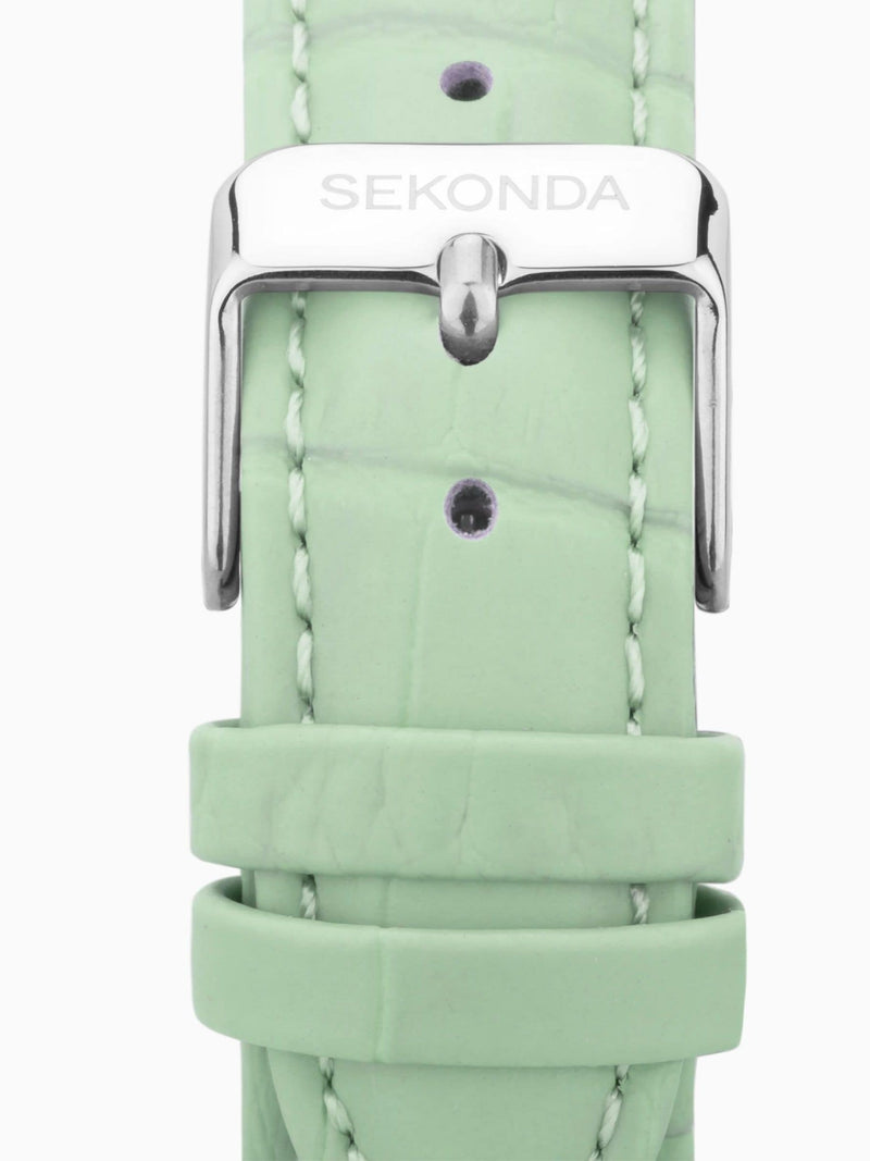 Sekonda Green Taylor Leather Strap Watch
