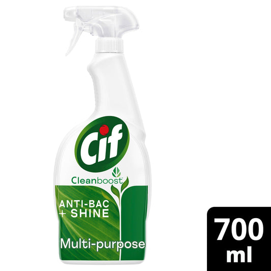 Cif Antibacterial & Shine Multi Purpose Cleaner Spray Winter Indulgence, Limited Edition 700ml purpose cleaners Sainsburys   