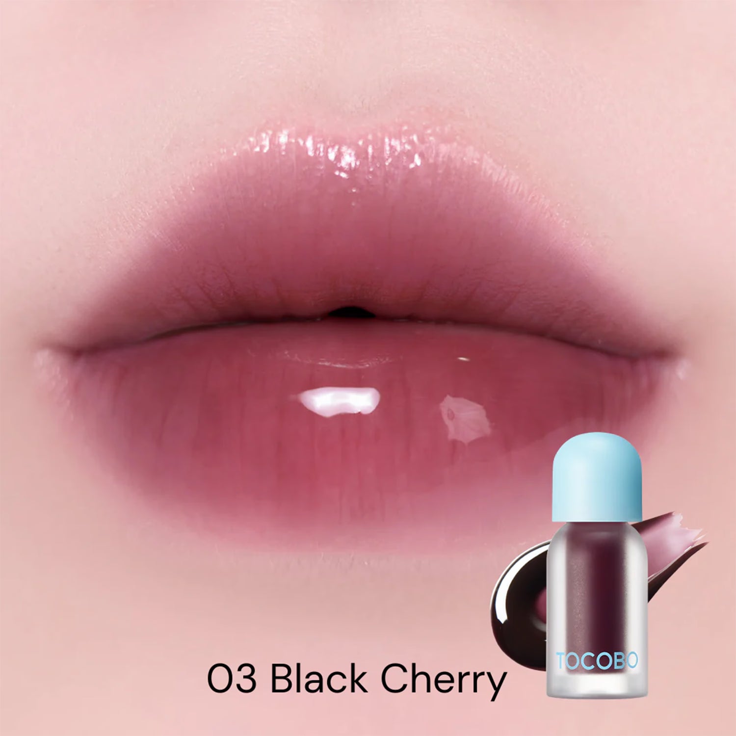 TOCOBO Black Cherry lip oil - British product