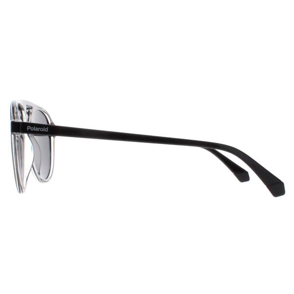 Polaroid PLD 4162/S black polarised aviator sunglasses (British brand)