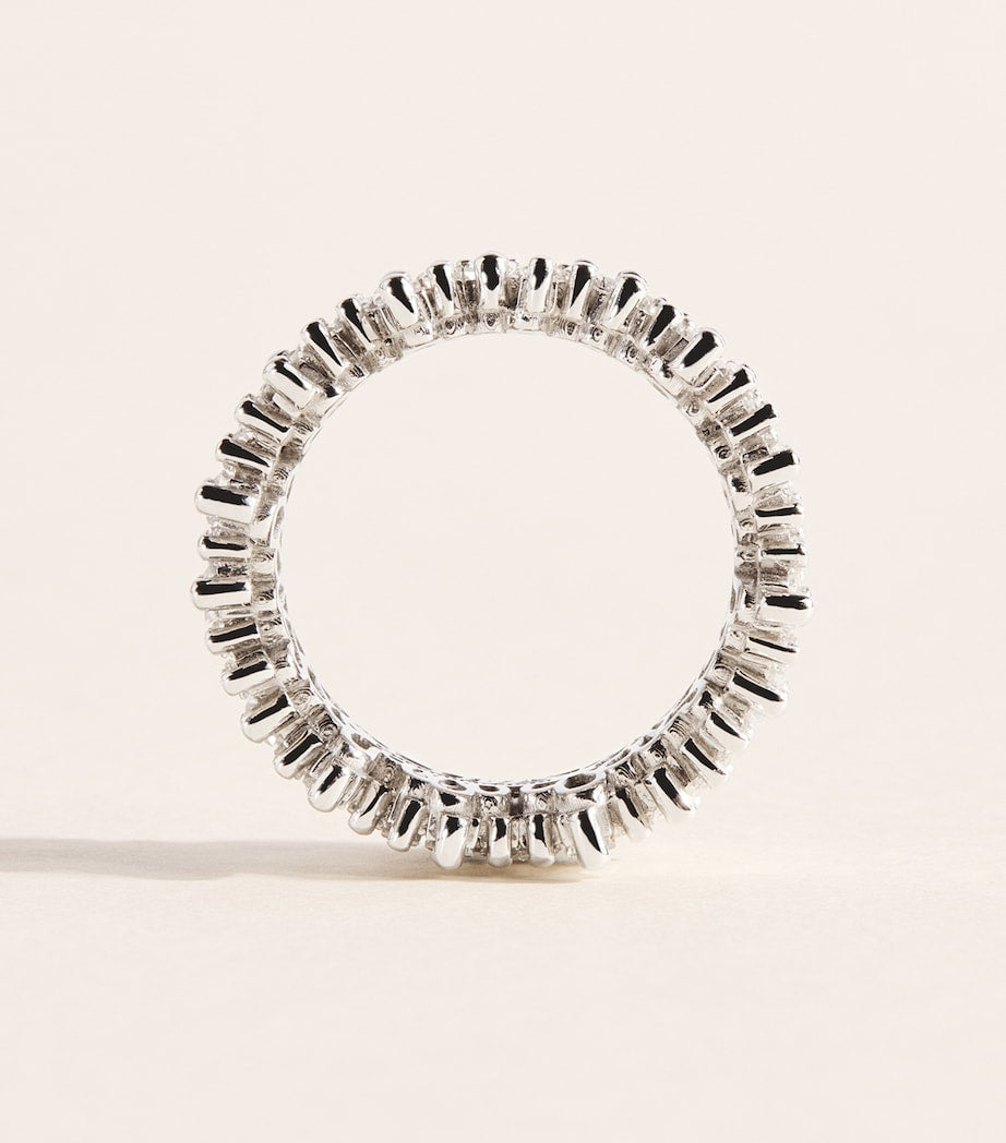 Suzanne Kalan white gold diamond eternity ring (British brand)