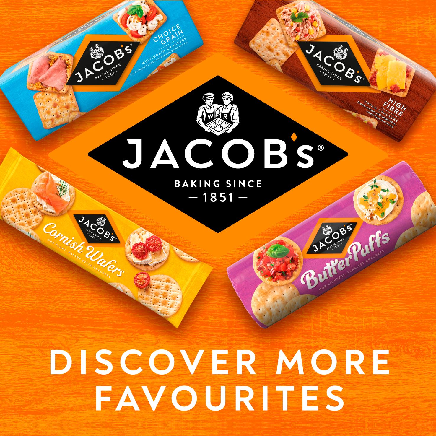 Jacob's cream crackers snack pack 185g - British product