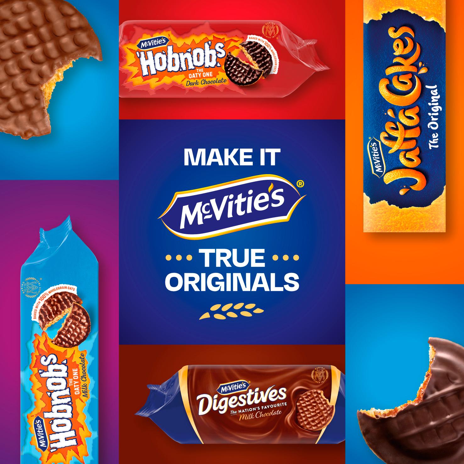 McVitie's Hobnobs dark chocolate biscuits 262g, imported from the UK