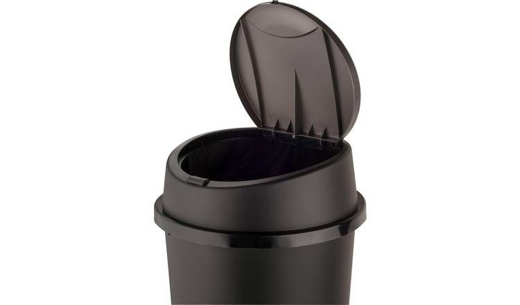 Curver 45 Litre Touch Top Bin - Black