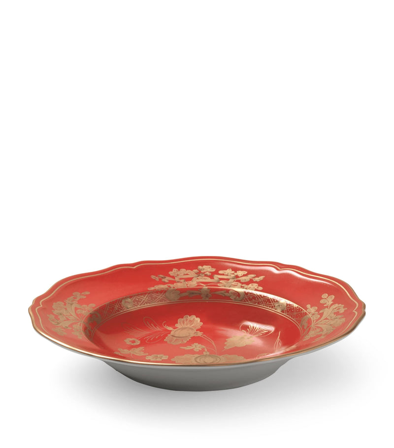 GINORI 1735 Oriente Italiano Rubrum soup plate 24cm, UK version