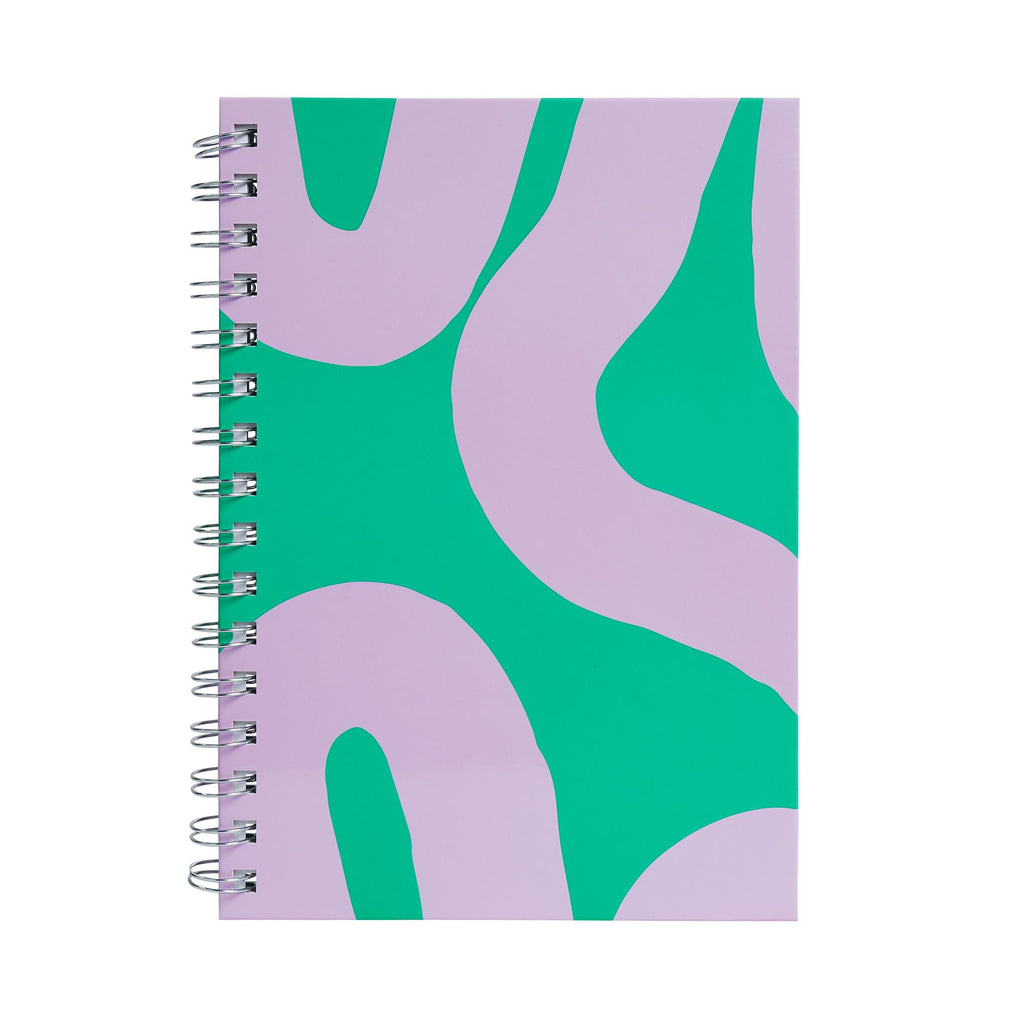 Habitat Hot Tropics Wiro Notebook A5 Green & Purple