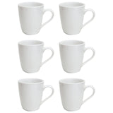Argos white porcelain mugs set of 6 - British product