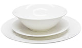 Argos white porcelain dinner set 12 piece, imported from the UK