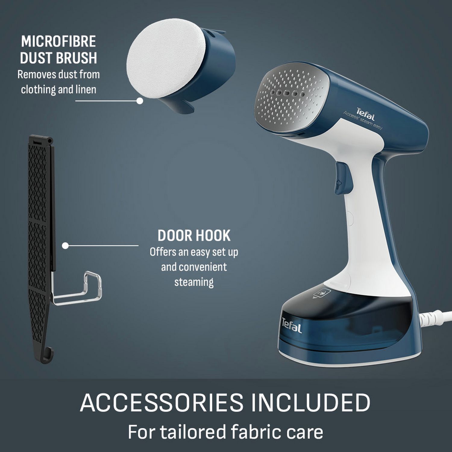 Tefal Access Steam Easy handheld garment steamer - British product