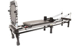 AeroPilates black Pilates reformer stand fitness equipment (British brand)