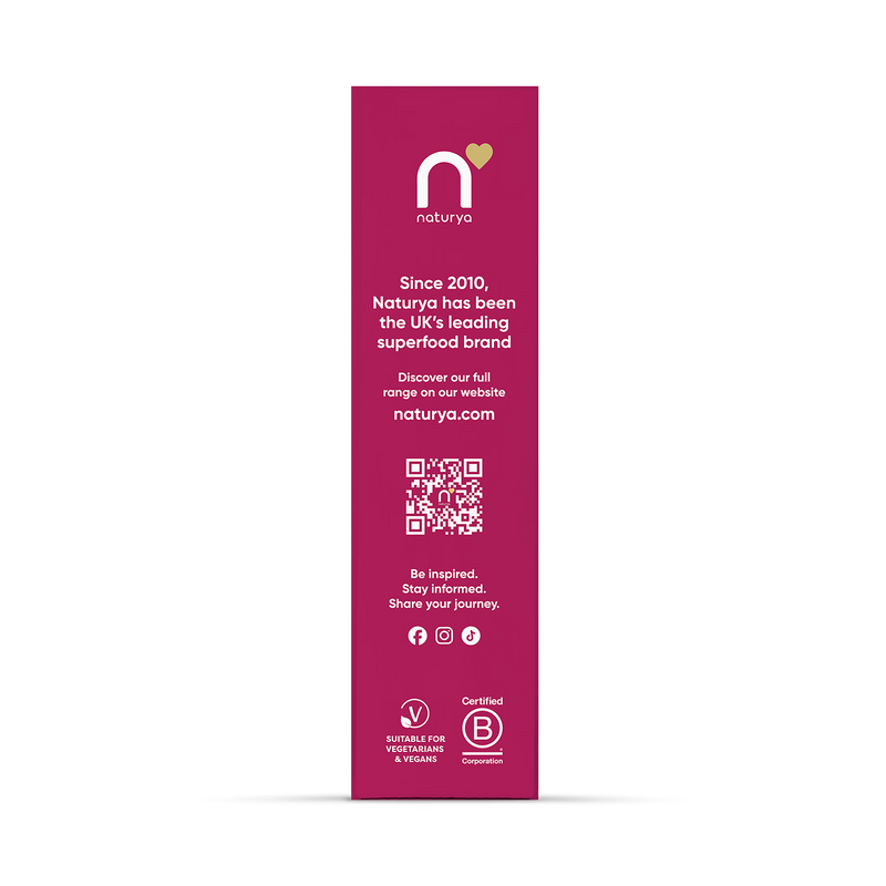 Naturya porridge Strawberry & Acai 375g, imported from the UK