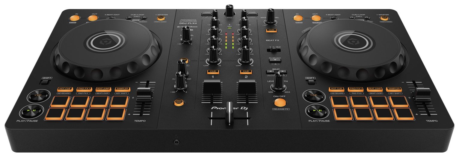 Pioneer DJ DDJ-FLX4 DJ controller, imported from the UK