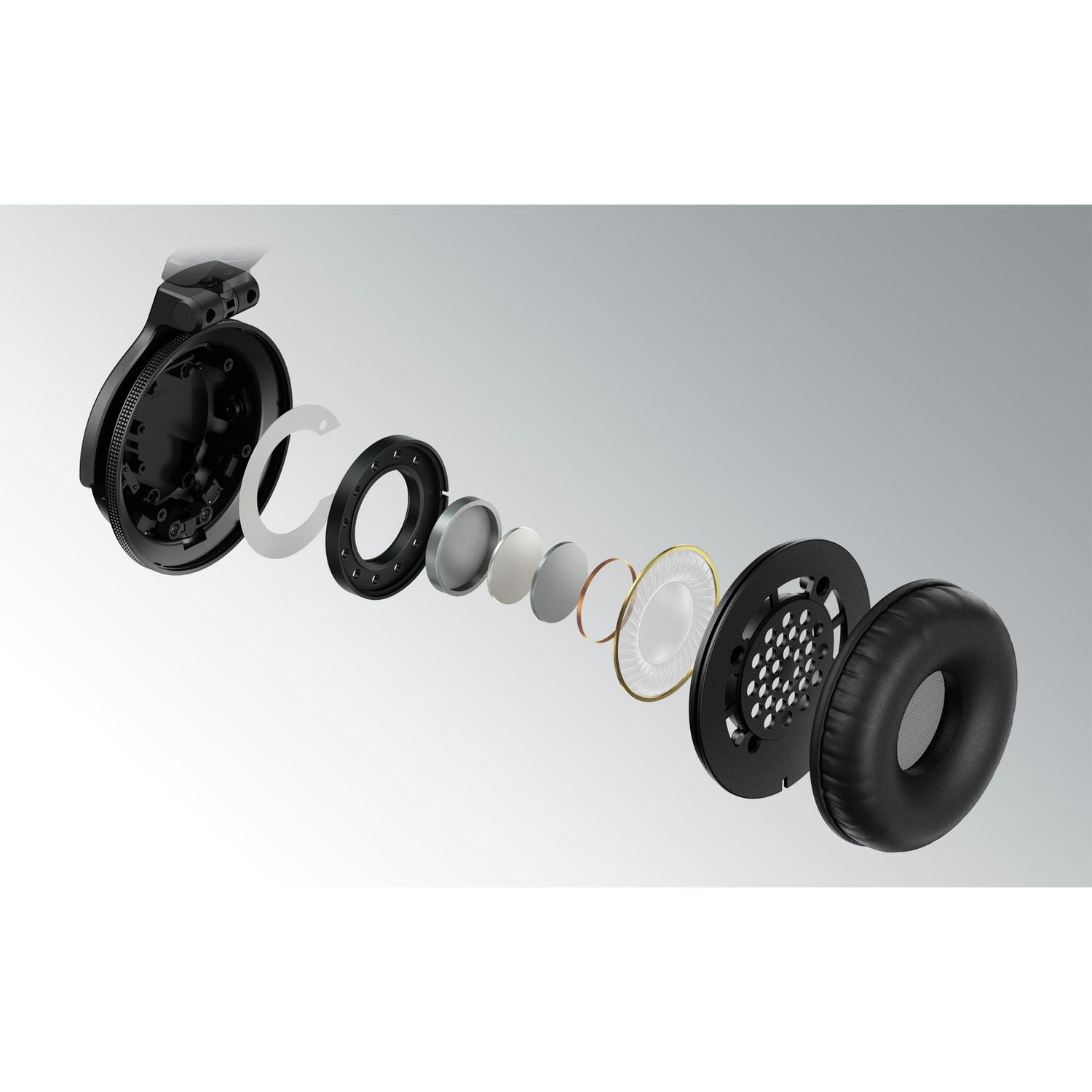Pioneer DJ HDJ-CUE1 on-ear headphones grey - British product