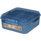 Sistema Bento Cube Lunch Box in assorted colours, 7.7x18.6x16.8cm (British brand)