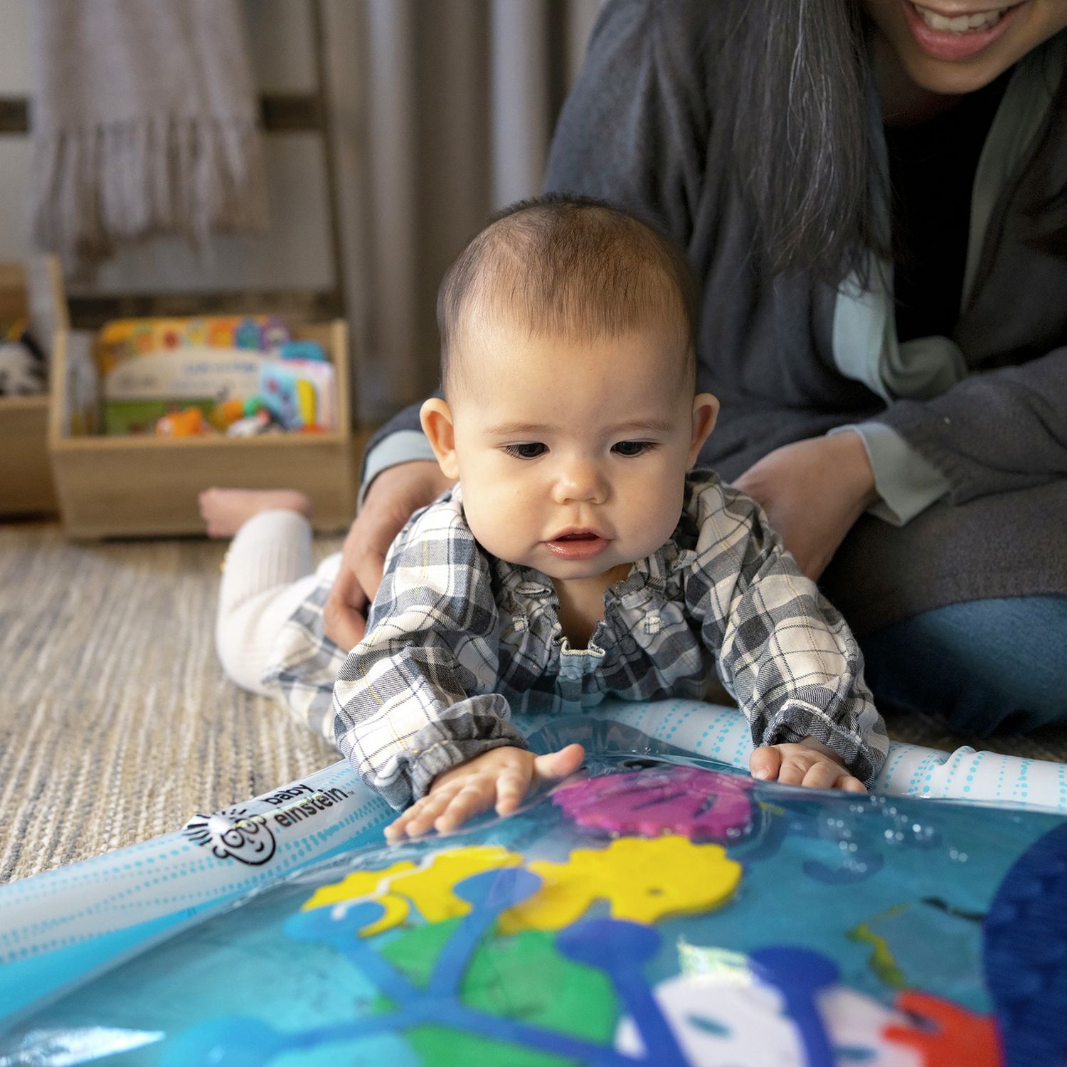 Baby Einstein tummy time water mat with floating creatures (British brand)