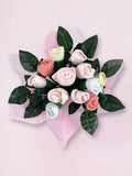 Babyblooms pink gift hamper personalised bunny toy - British product