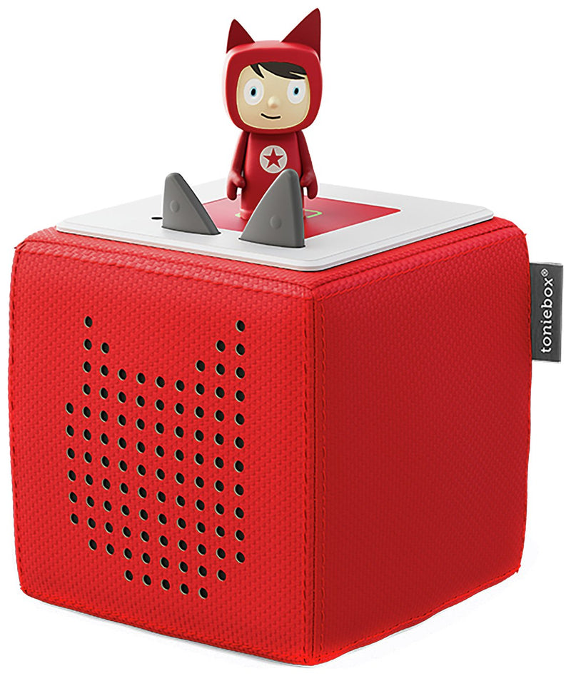 tonies Red Toniebox with Creative Tonie children's audio player (British brand)