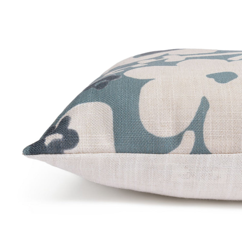 Habitat floral cushion blue 43x43cm, imported from the UK