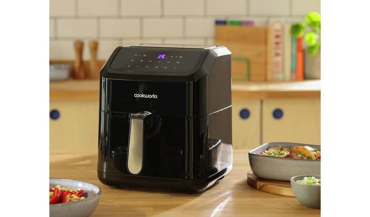 Cookworks 5L air fryer digital black (British brand)