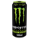 Monster Energy Zero Sugar 500ml imported from the UK