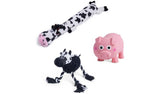 Petface Farm Yard Fun Animals Dog Toy Set, imported from the UK