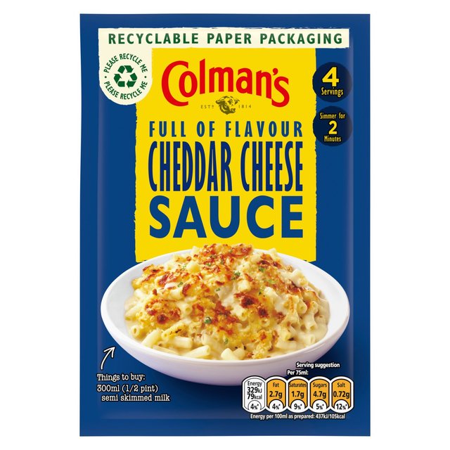 Colman's Cheddar Cheese Sauce Mix   40g GOODS M&S   